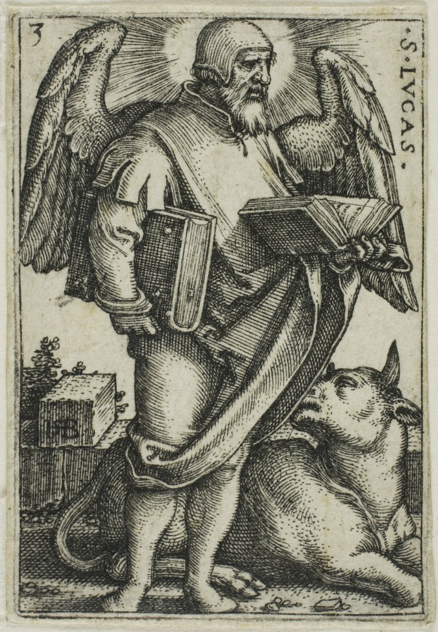 Svatý Lukáš ze Čtyř evangelistů od Hans Sebald Beham