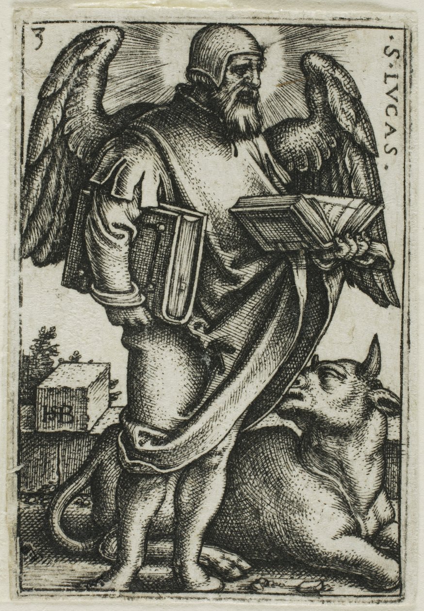 Svatý Lukáš, ze Čtyř evangelistů od Hans Sebald Beham