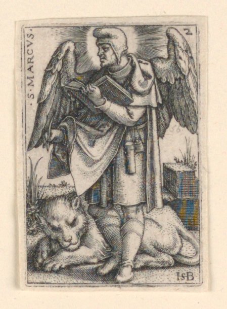 Svatý Marek, ze Čtyř evangelistů od Hans Sebald Beham