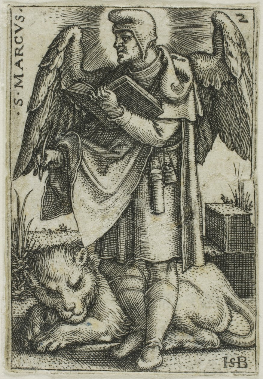 Svatý Marek, ze Čtyř evangelistů od Hans Sebald Beham