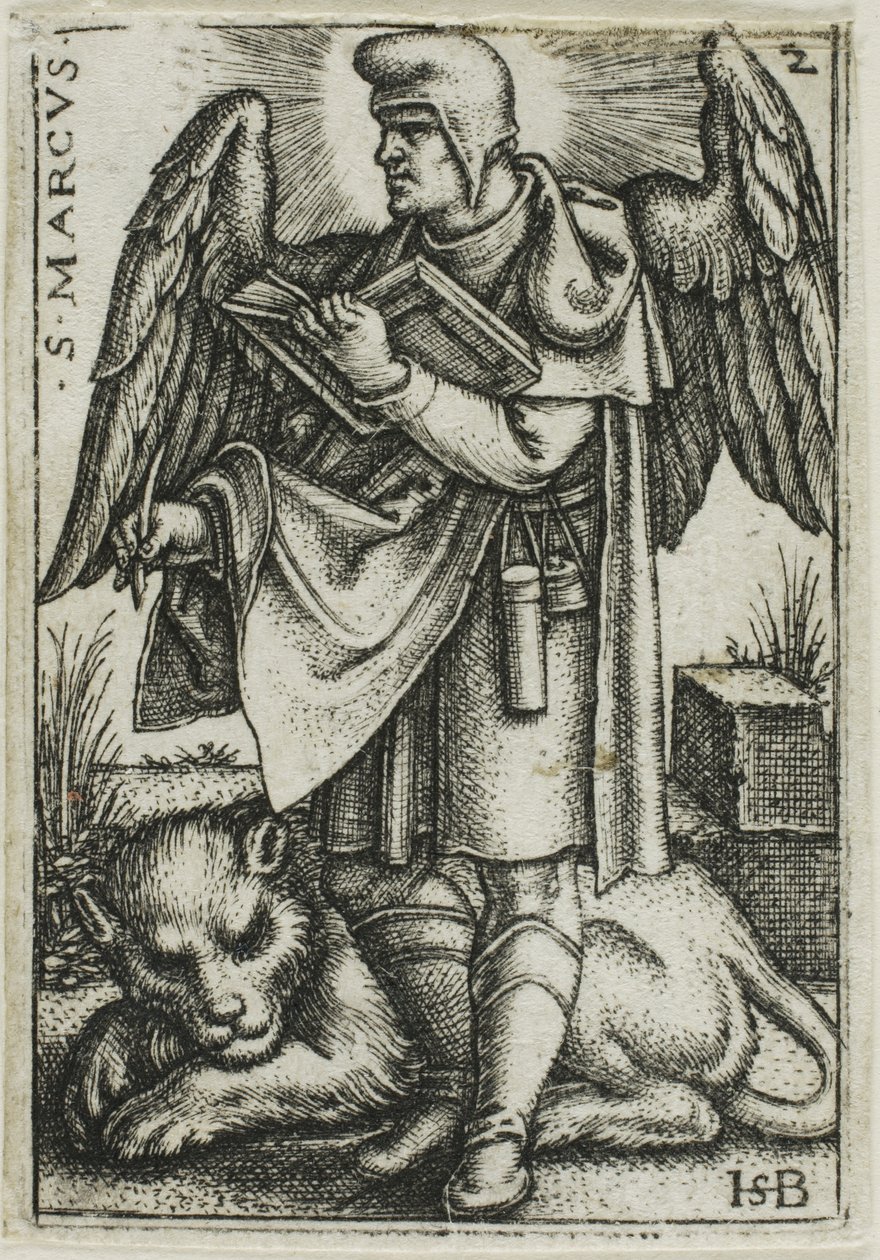 Svatý Marek, ze Čtyř evangelistů od Hans Sebald Beham