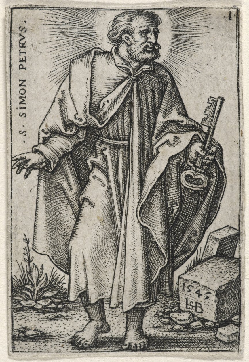 Svatý Petr, 1541-46 od Hans Sebald Beham