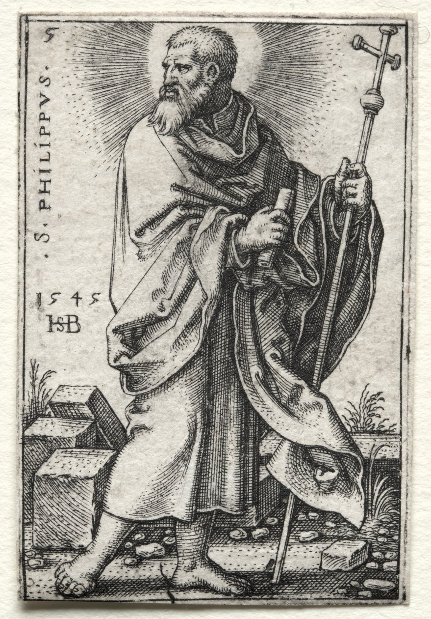 Svatý Filip od Hans Sebald Beham