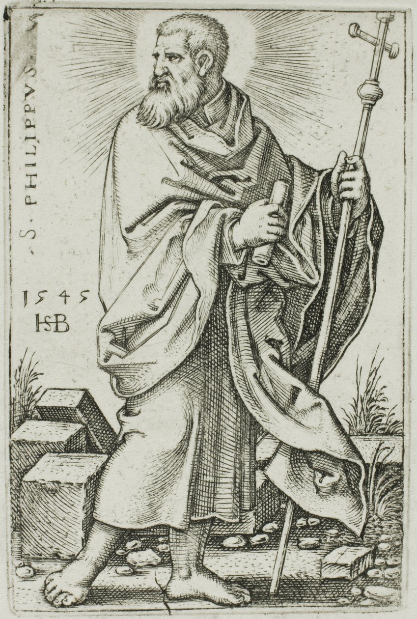 Sv. Filip, deska 5 z Dvanácti apoštolů od Hans Sebald Beham
