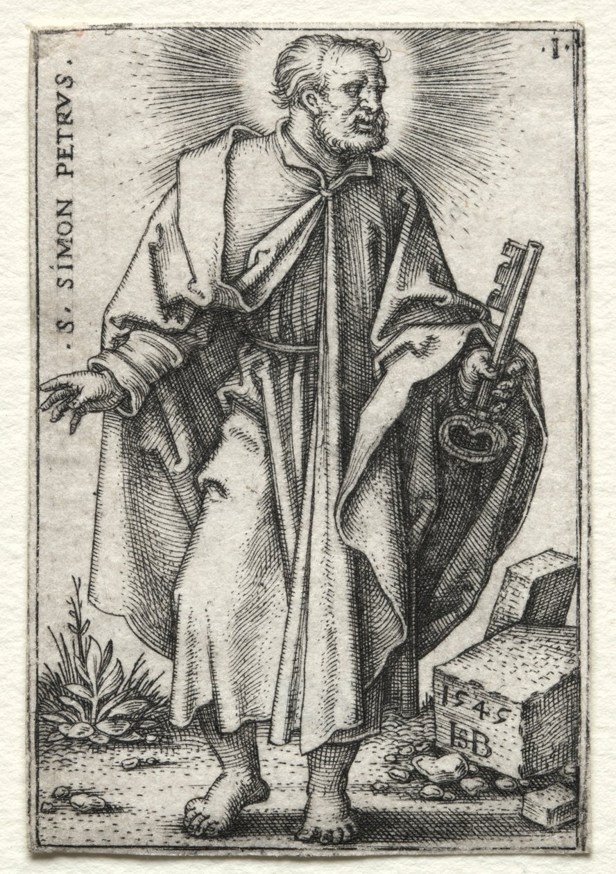 Svatý Šimon Petr, 1545-1546. od Hans Sebald Beham