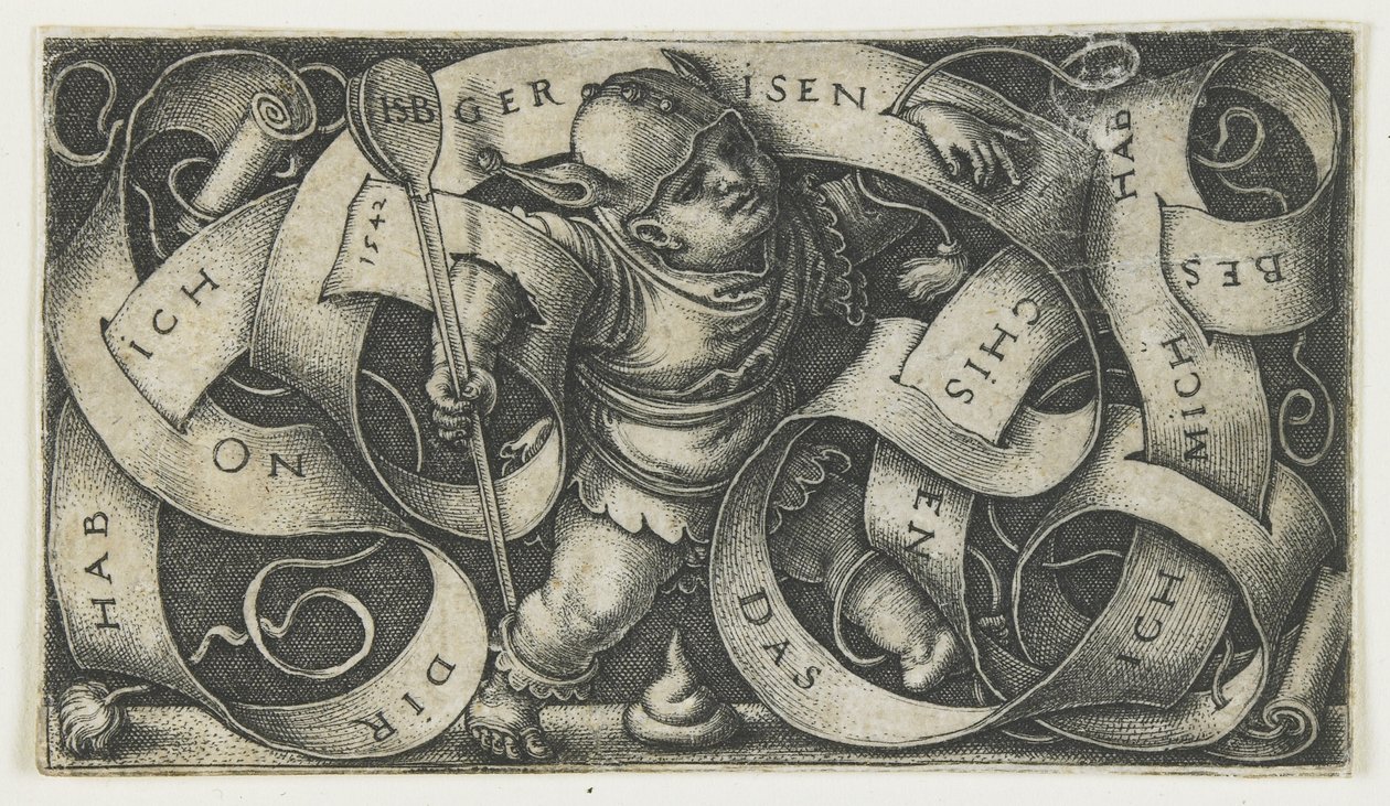 Malý Buffoon od Hans Sebald Beham