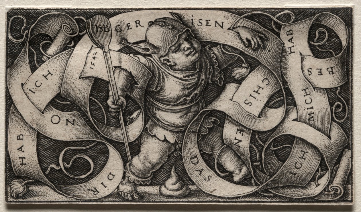Malý Buffoon, 1542. od Hans Sebald Beham