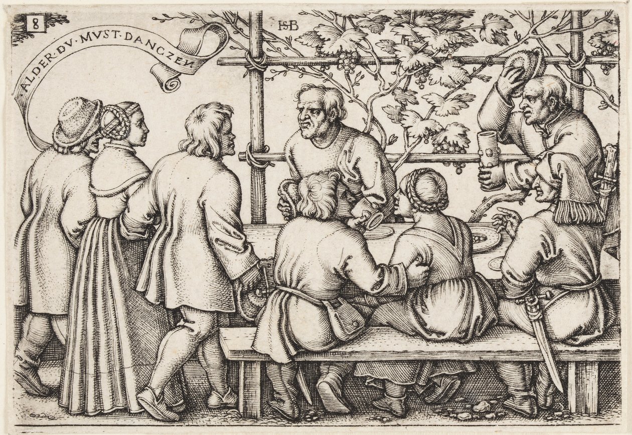 Selské hody aneb Dvanáct měsíců od Hans Sebald Beham