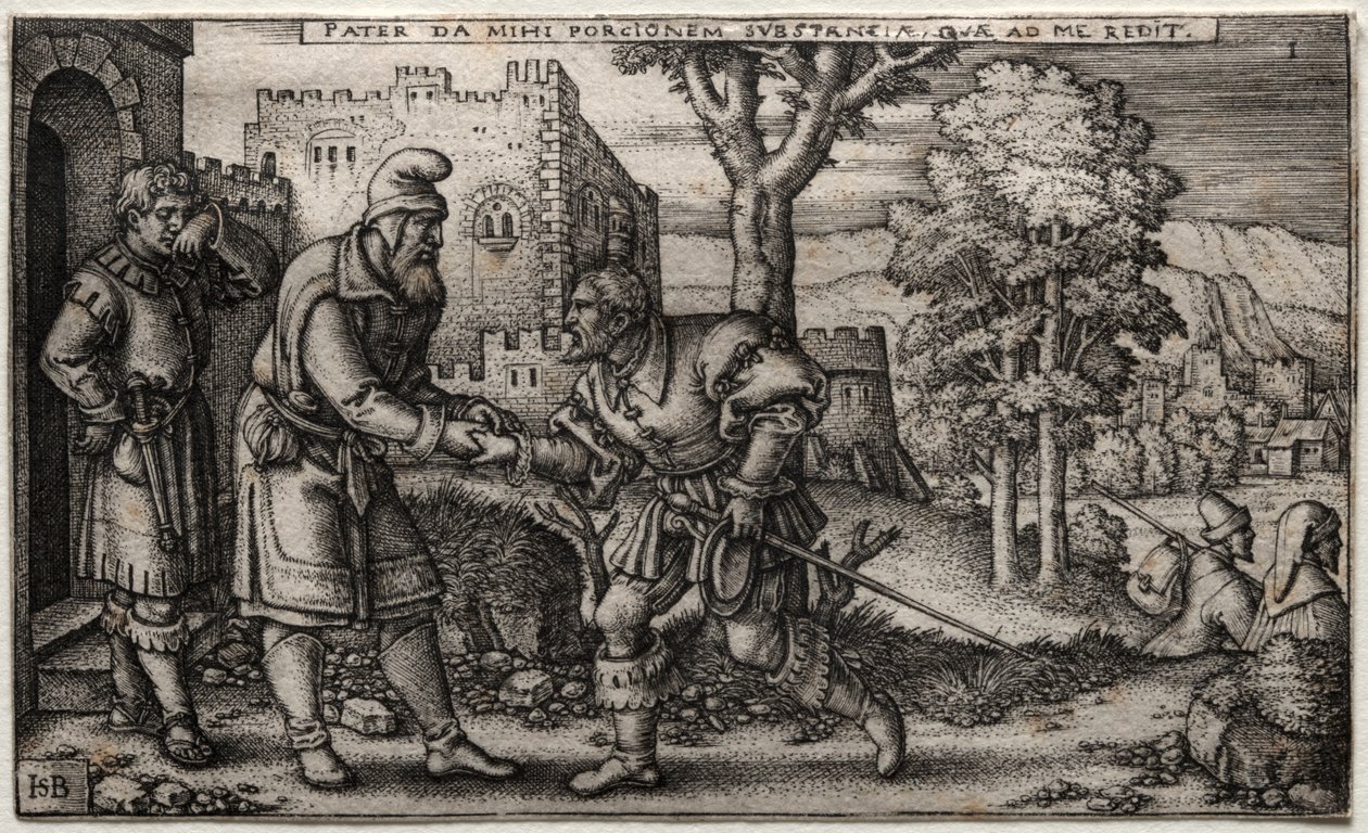 Marnotratný syn od Hans Sebald Beham