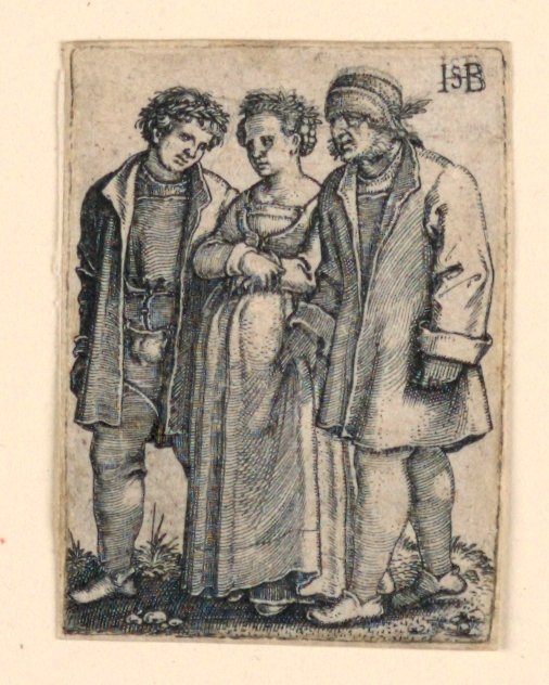 Svatební průvod: Nevěsta a ženich od Hans Sebald Beham