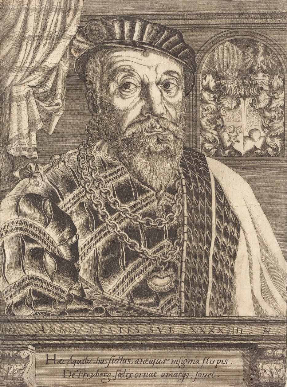 Pancraz von Freyberg Hohenschau, 1553. od Hans Sebald Lautensack