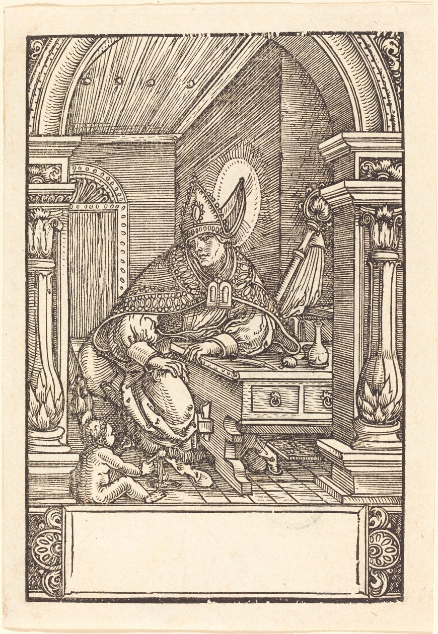 Svatý Augustin od Hans Springinklee