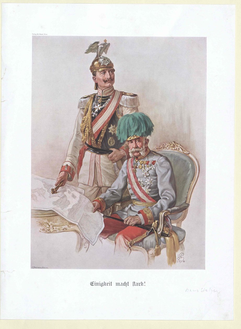 Německý císař a pruský král Vilém II. od Hans Stalzer