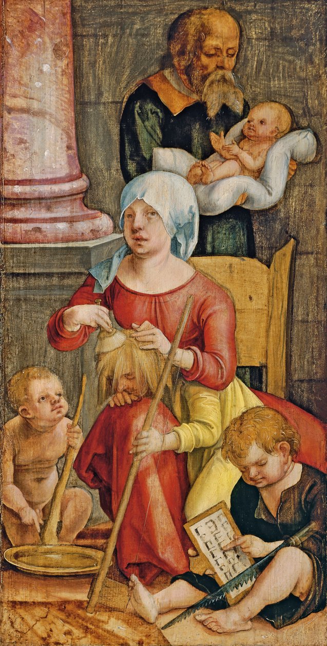 Mary Salome a její rodina, 1515 od Hans Suess Kulmbach