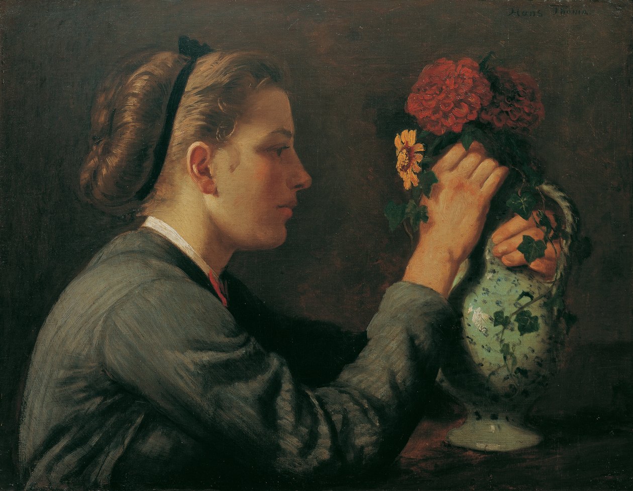 Agathe Thoma, umělcova sestra od Hans Thoma