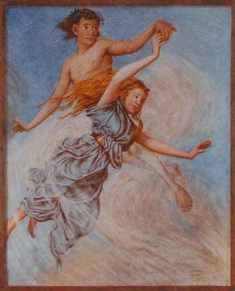 Srpen, ilustrace z 