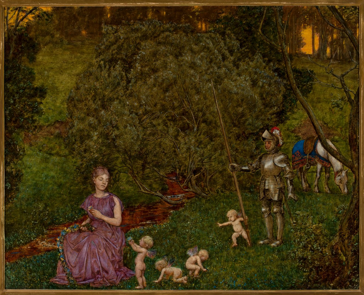 Pohádka – Rytíř od Hans Thoma