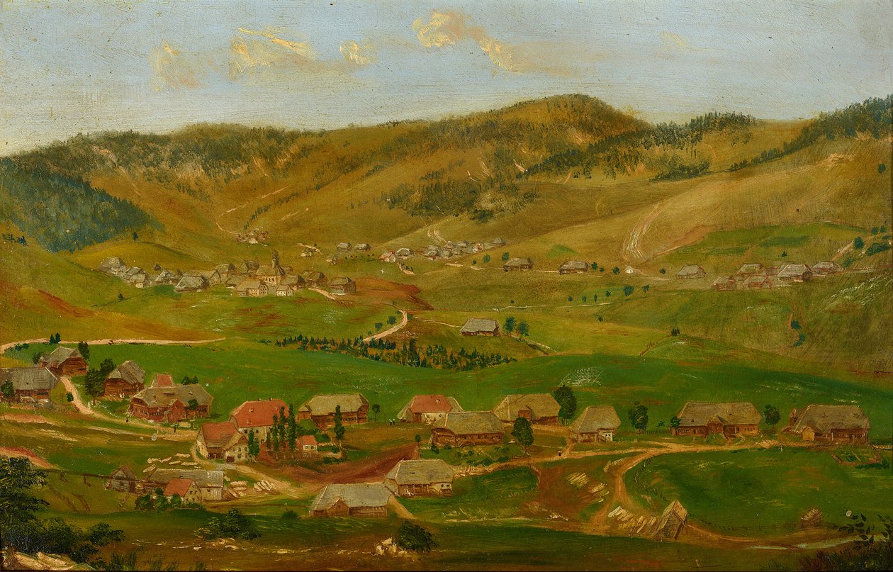 Bernau ve Schwarzwaldu od Hans Thoma