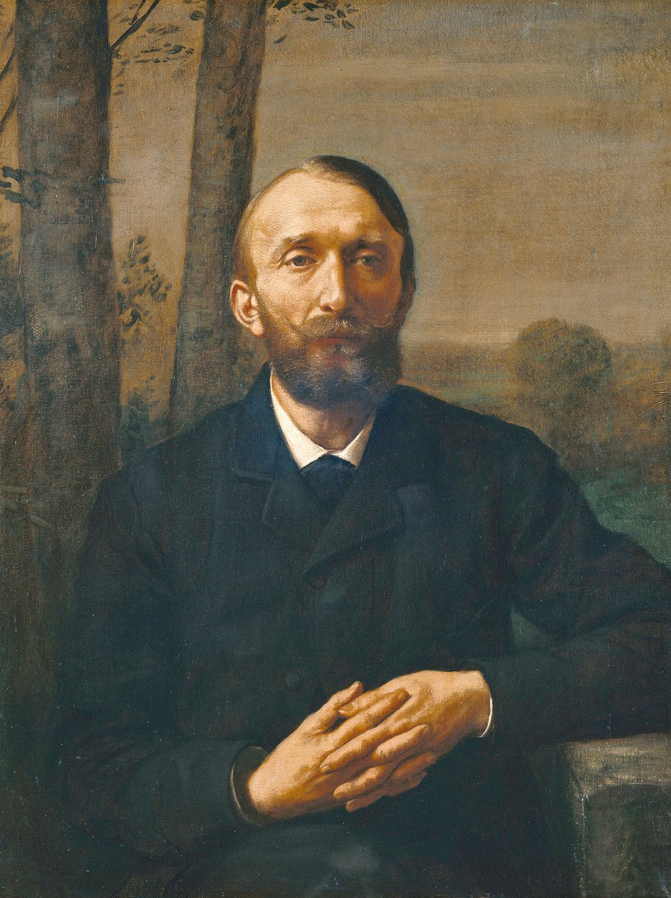 Portrét teoretika umění Conrada Fiedlera od Hans Thoma