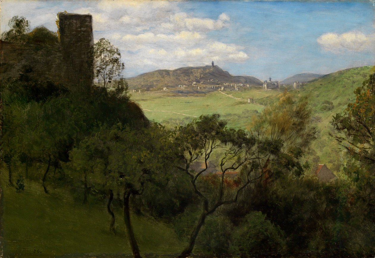 Pohled na Falkenstein v pohoří Taunus od Hans Thoma