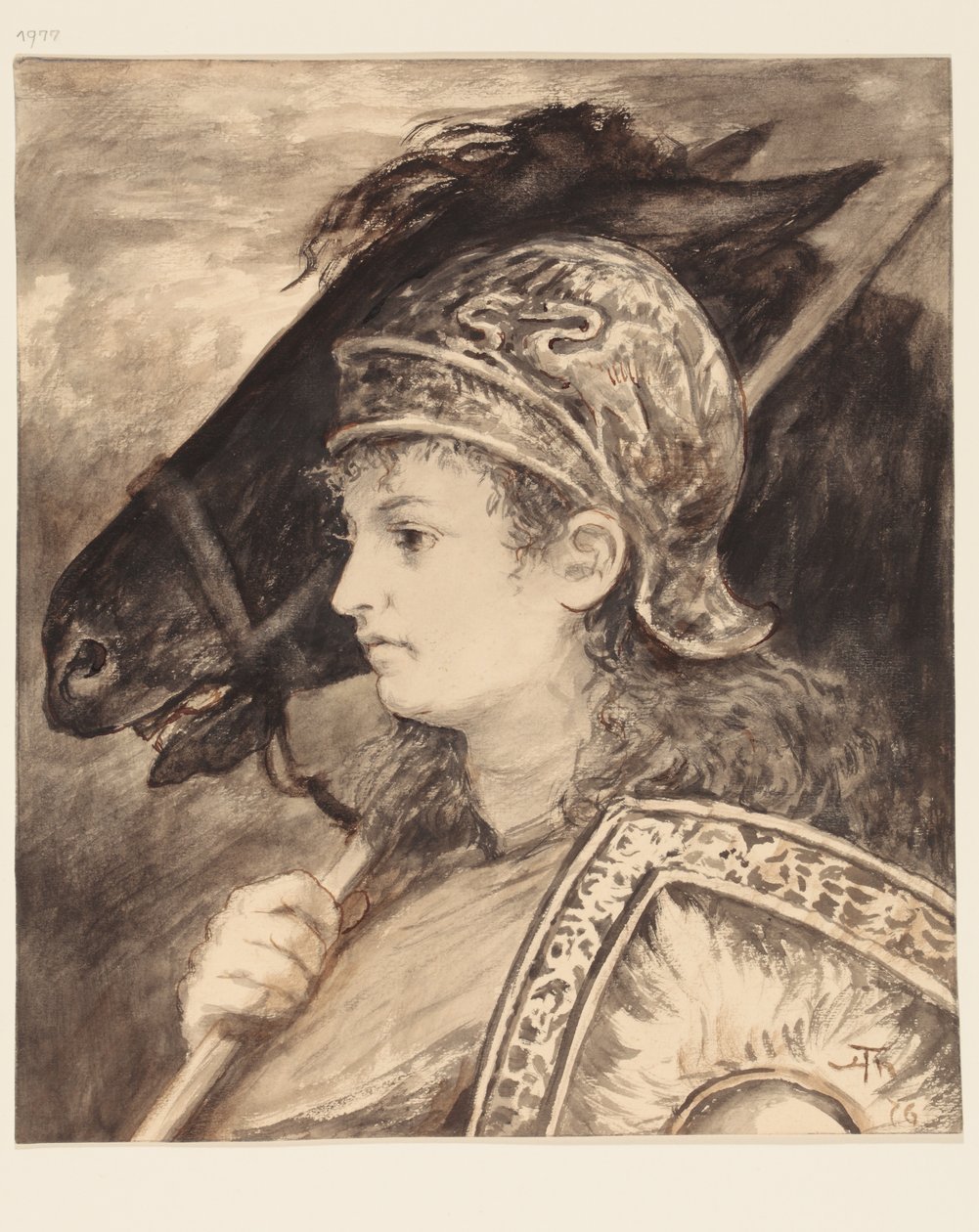 Brunhilda s Grane od Hans Thoma