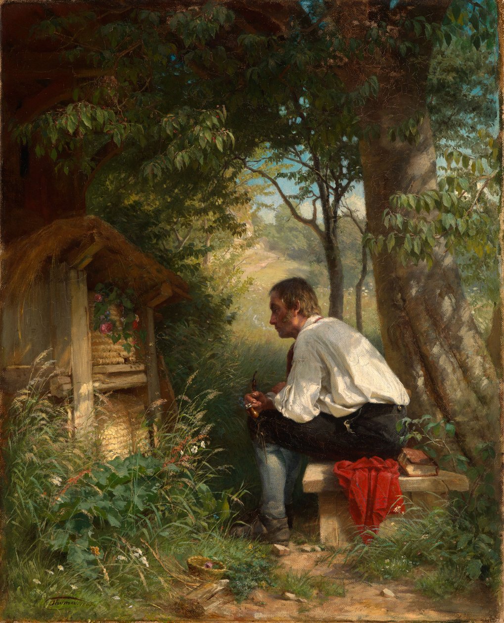 Přítel včel od Hans Thoma