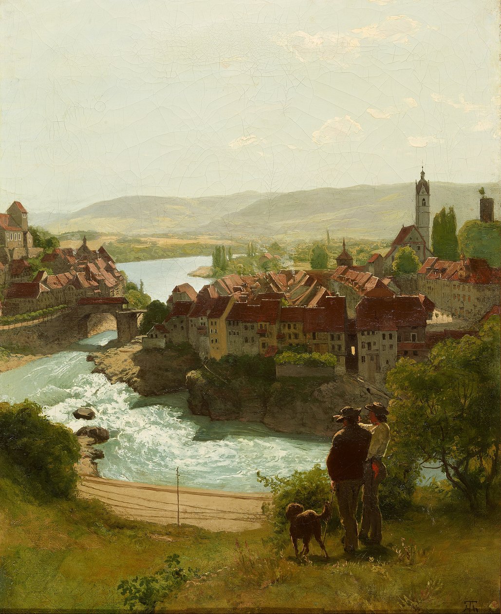 Rýn u Laufenburgu od Hans Thoma
