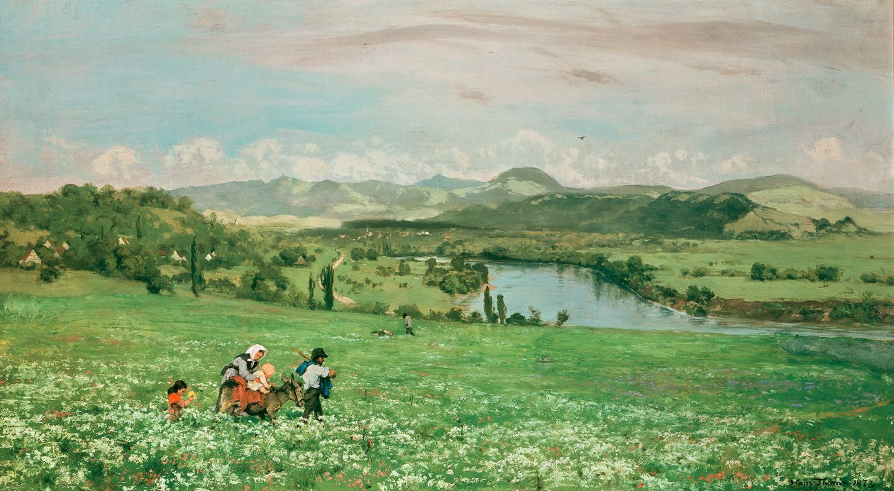 Rýn u Säckingenu od Hans Thoma