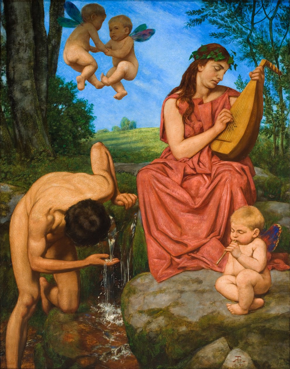 Die Quelle (Jaro), 1895 od Hans Thoma