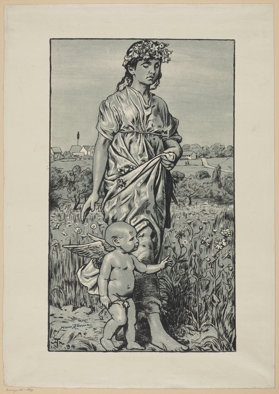 Flora od Hans Thoma