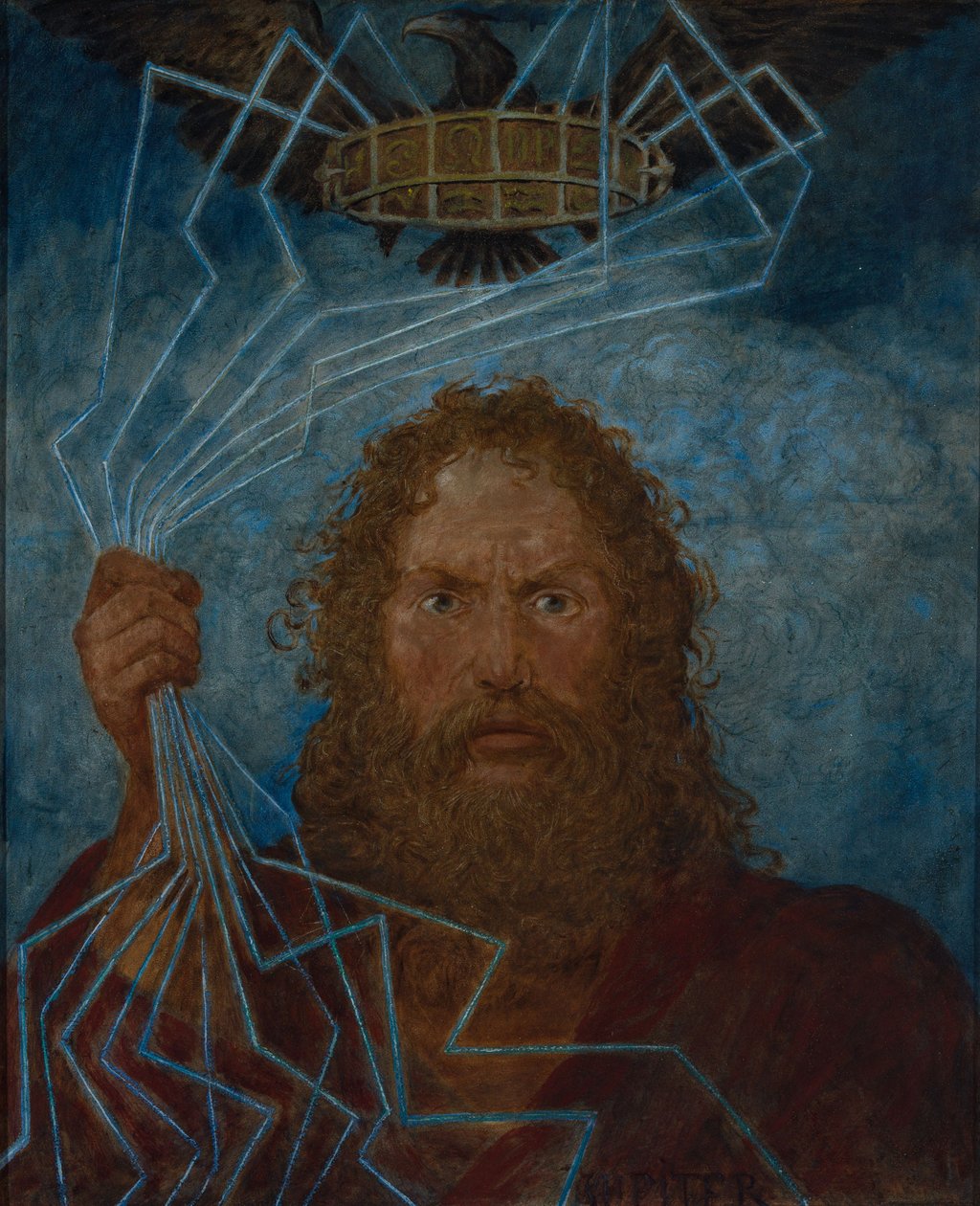 Jupiter (Thór) od Hans Thoma