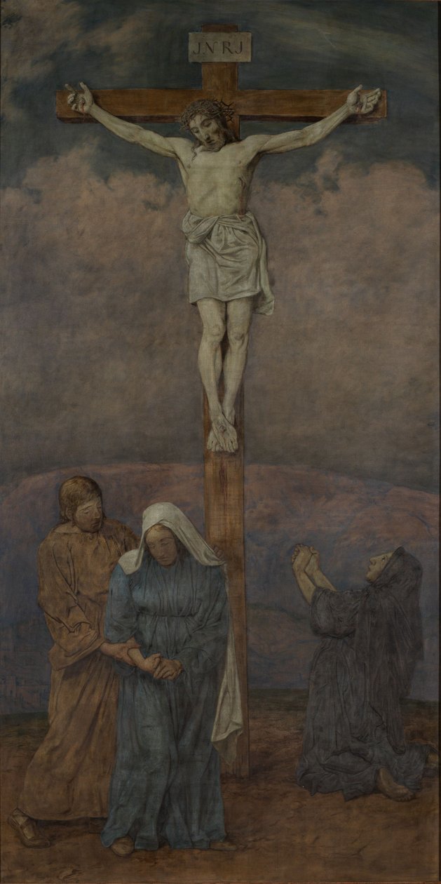 Ukřižování Krista od Hans Thoma