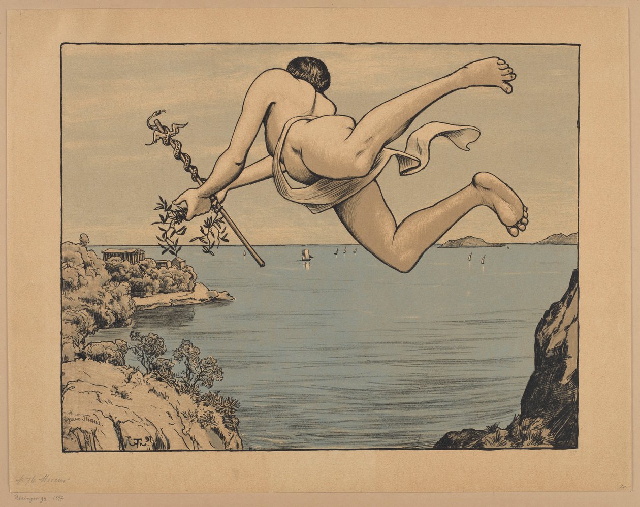 Létající Merkur, str. 76 od Hans Thoma