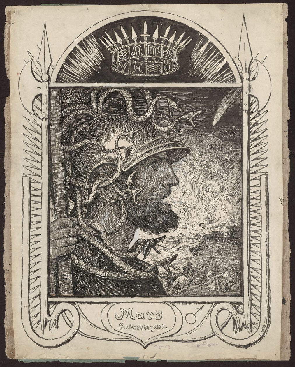 březen od Hans Thoma