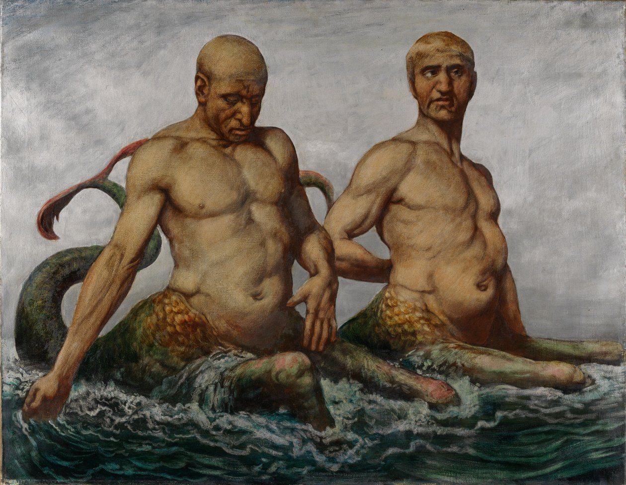 Mořští muži od Hans Thoma