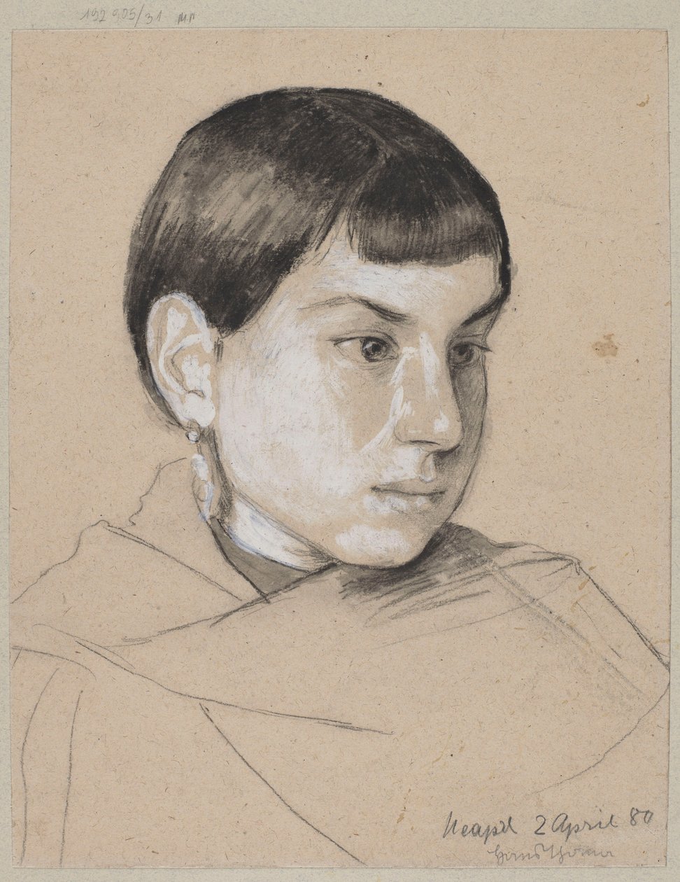 Neapolská holčička od Hans Thoma