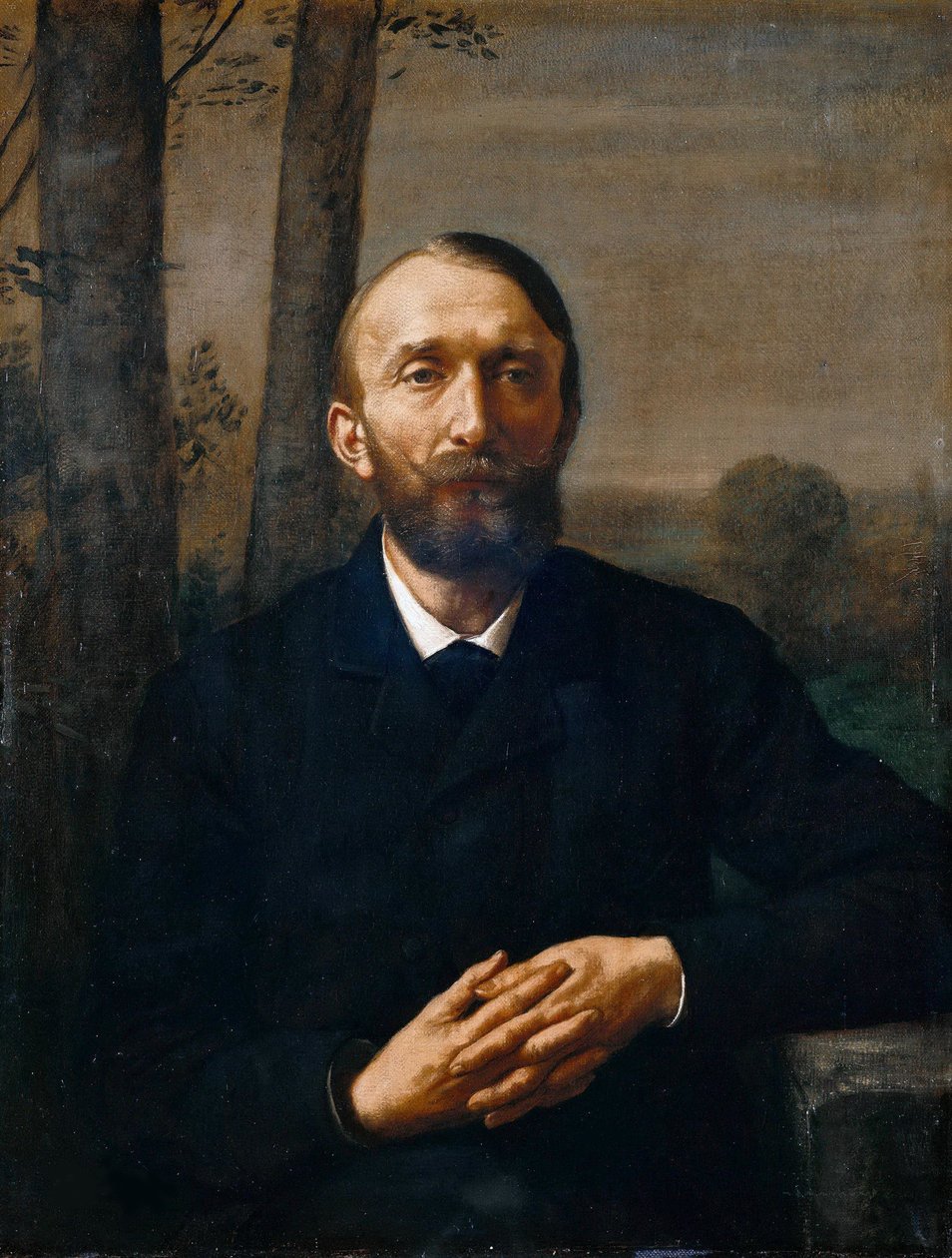 Portrét Konrada Fiedlera 1841-1895, 1884. od Hans Thoma