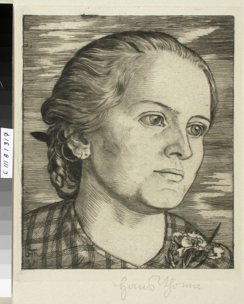 Portrét ženy od Hans Thoma