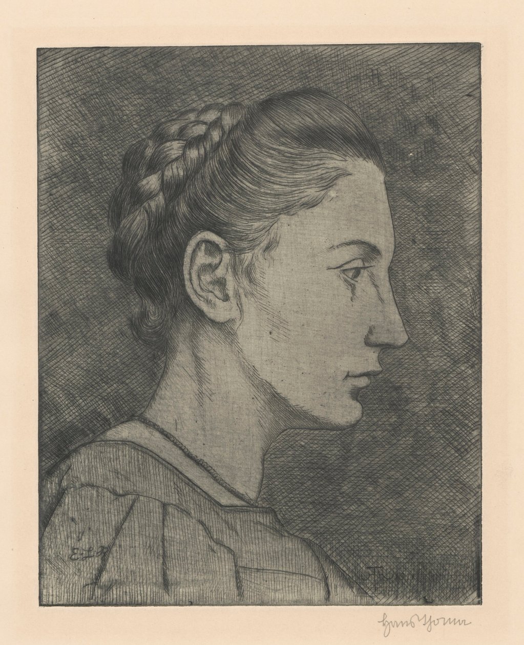 Portrét Bettiny von Arnimové od Hans Thoma
