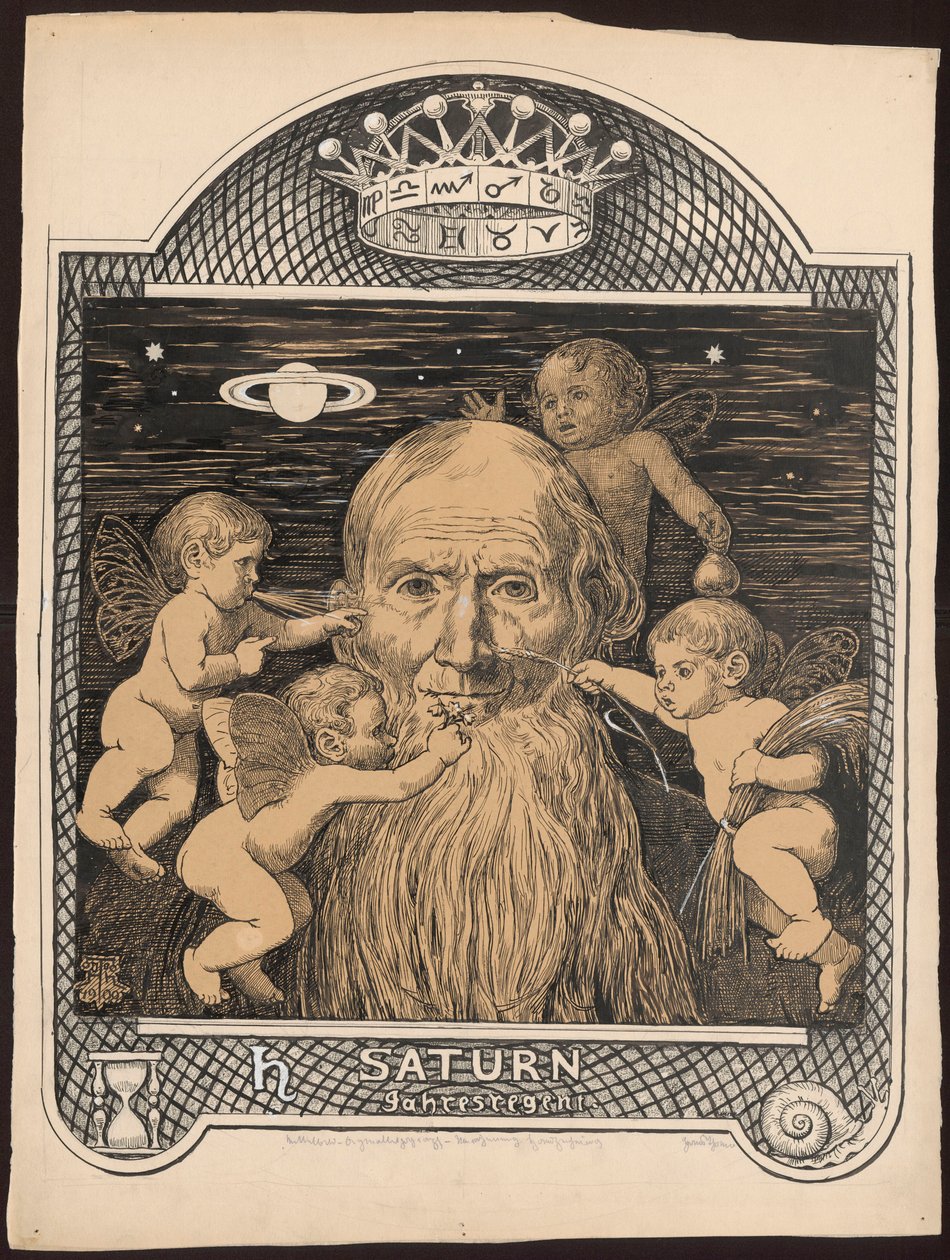 Saturn od Hans Thoma