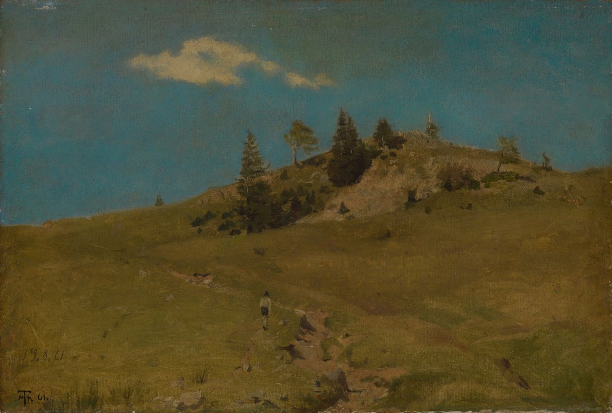 Černolesní vrchovina od Hans Thoma