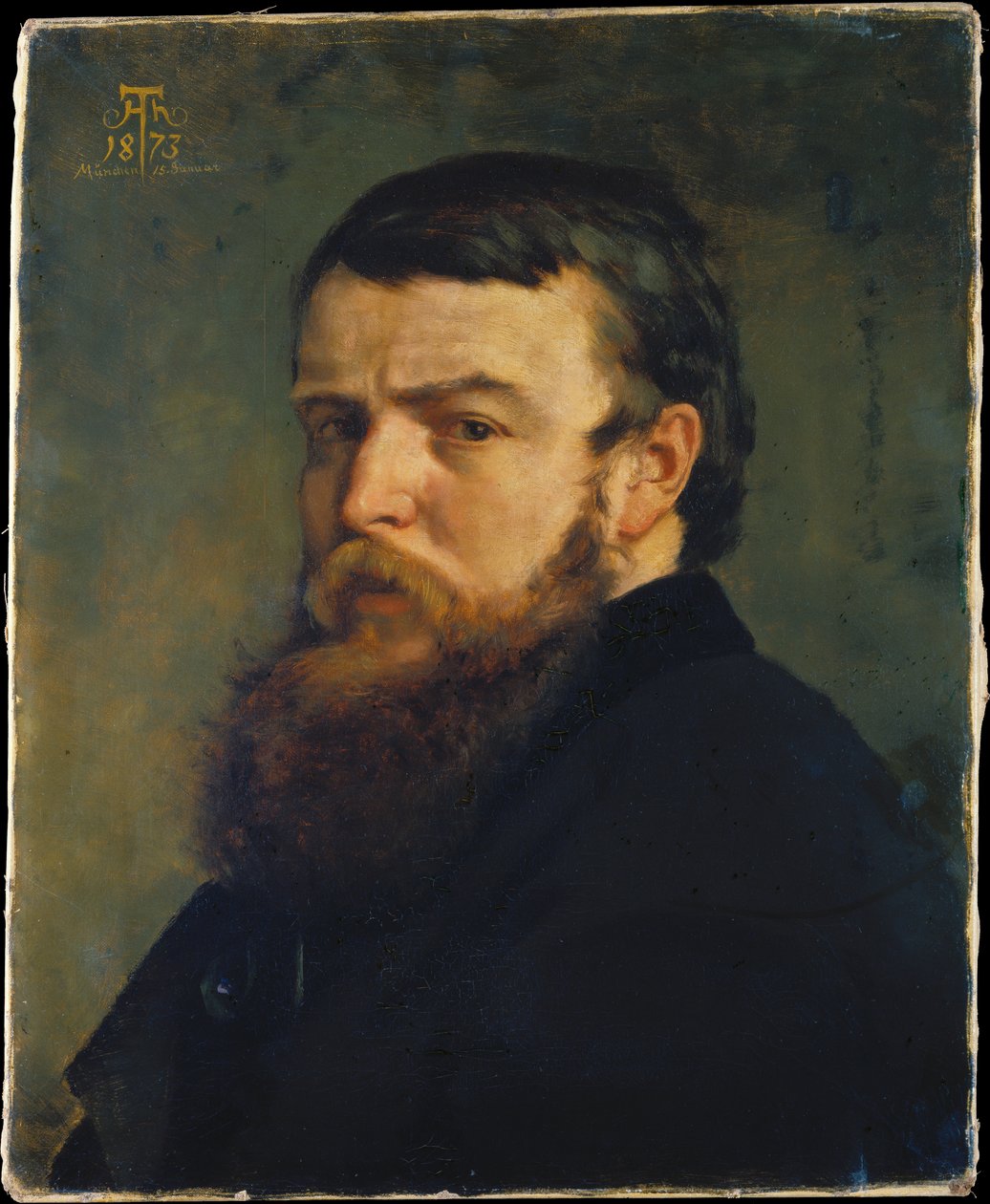 Autoportrét z Mnichova od Hans Thoma