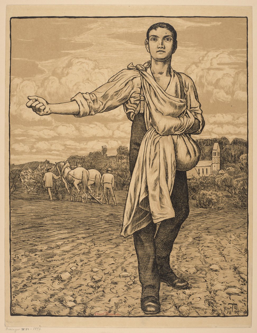 Rozsévač od Hans Thoma