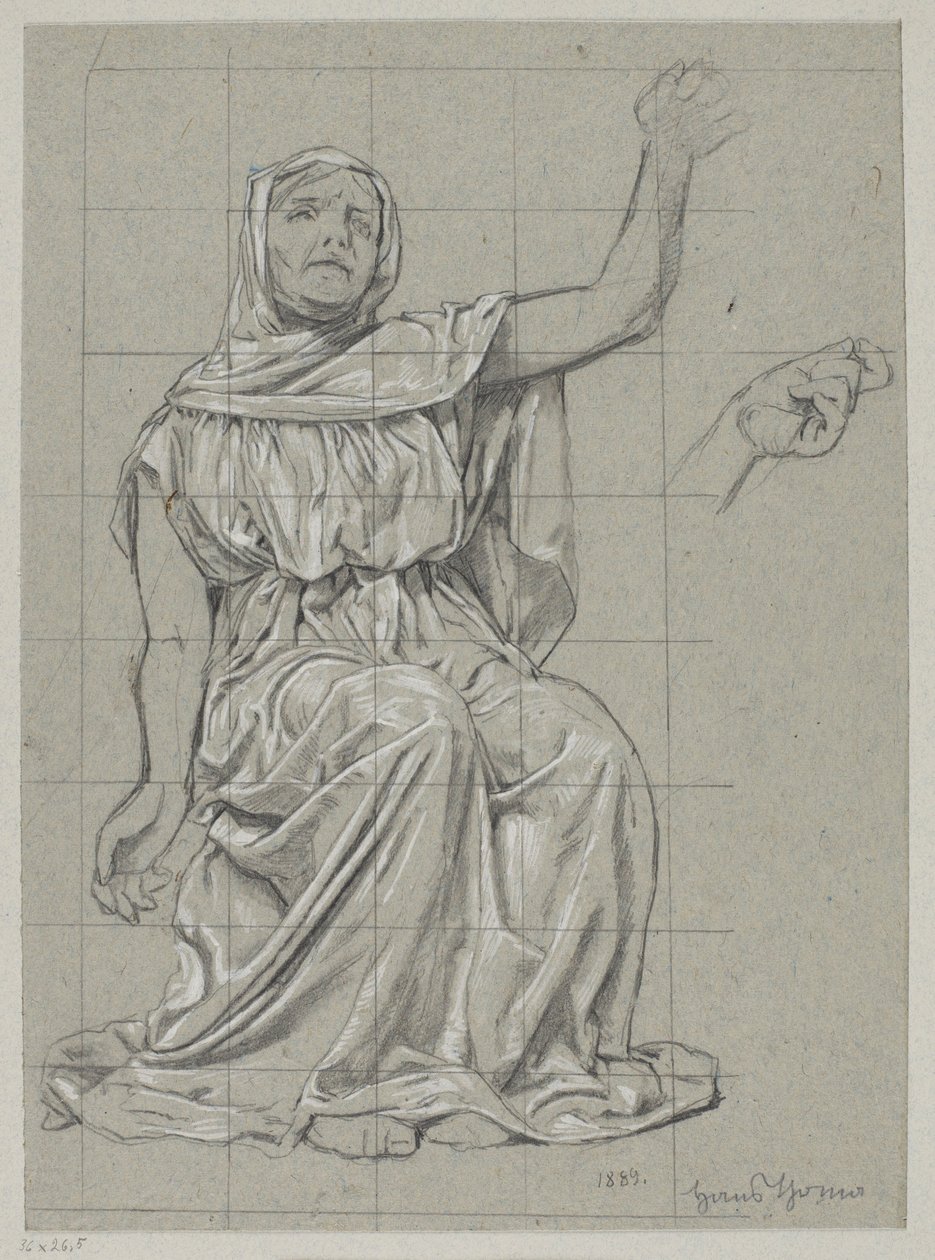 Studie jedné z Noren od Hans Thoma