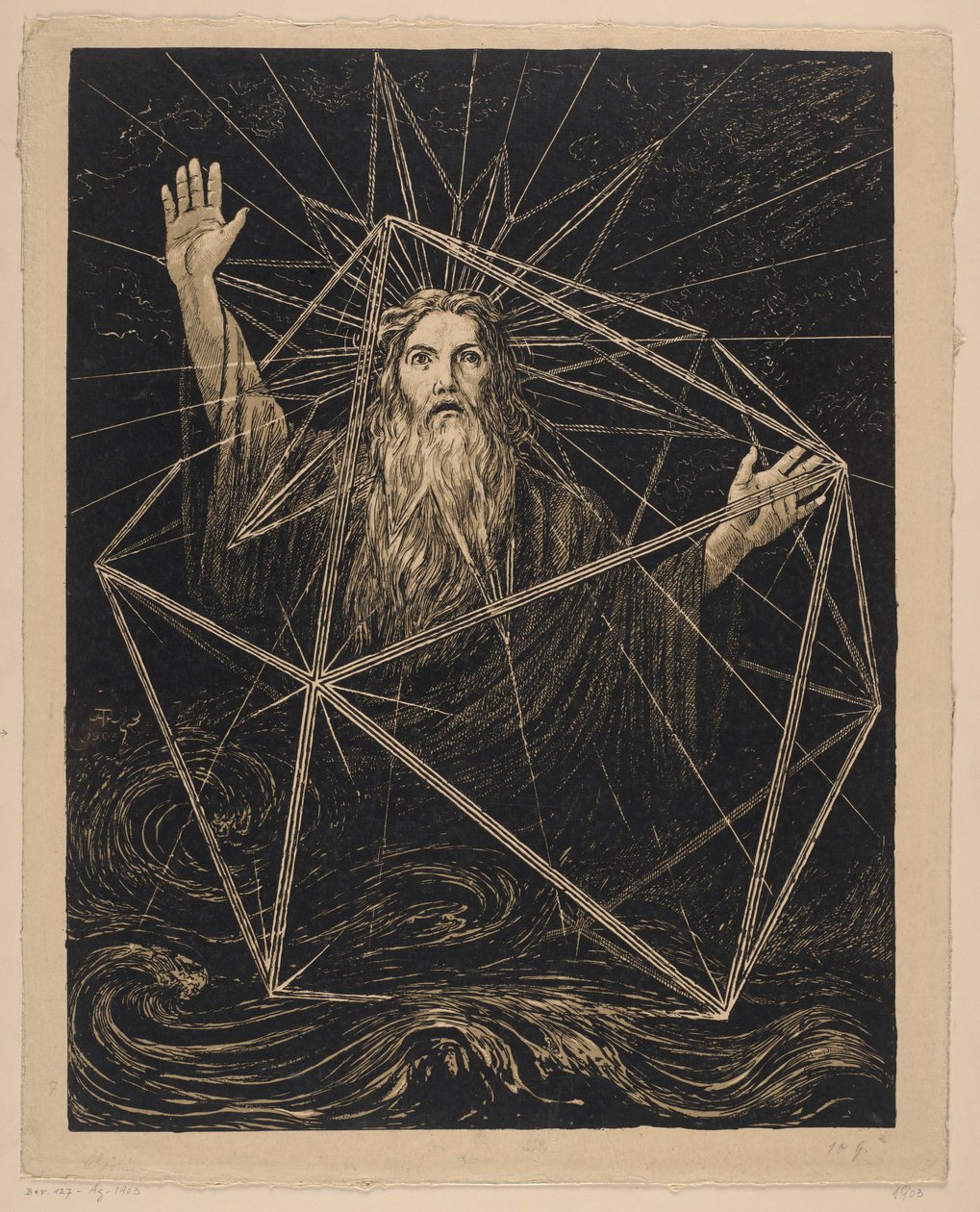 Stvořitel od Hans Thoma