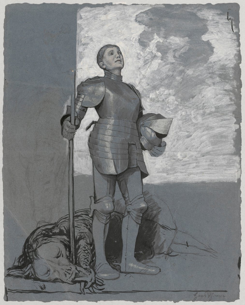 Svatý Jiří od Hans Thoma