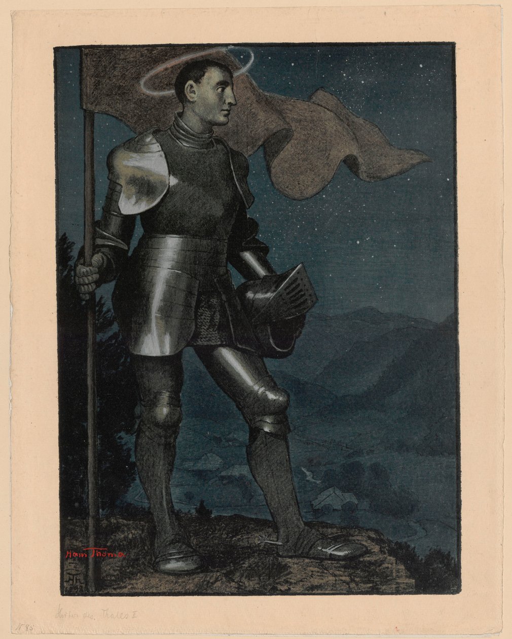 Strážce údolí II od Hans Thoma