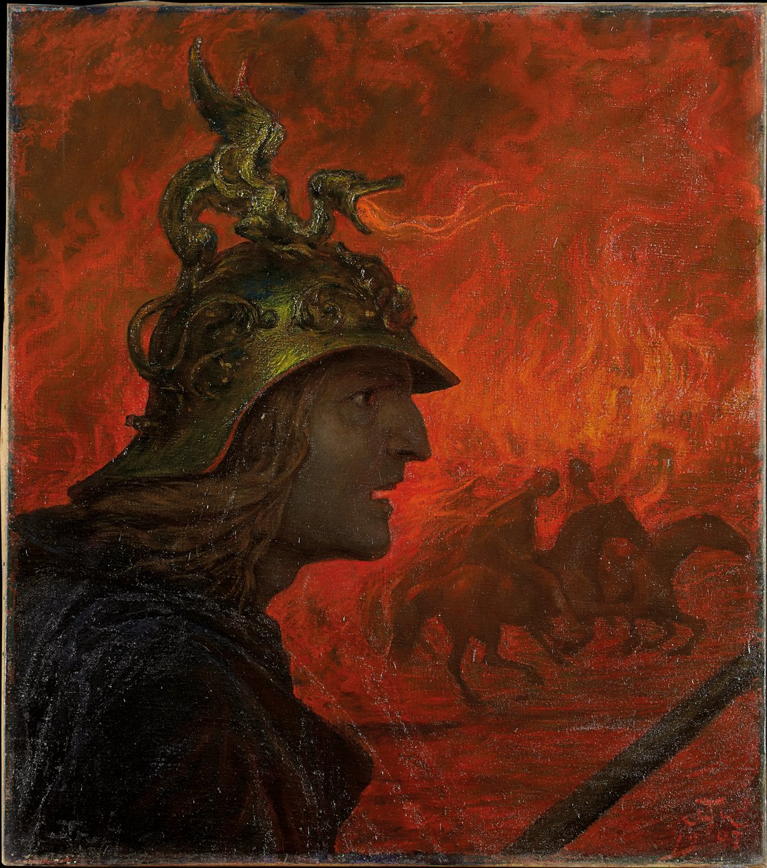 Válka od Hans Thoma