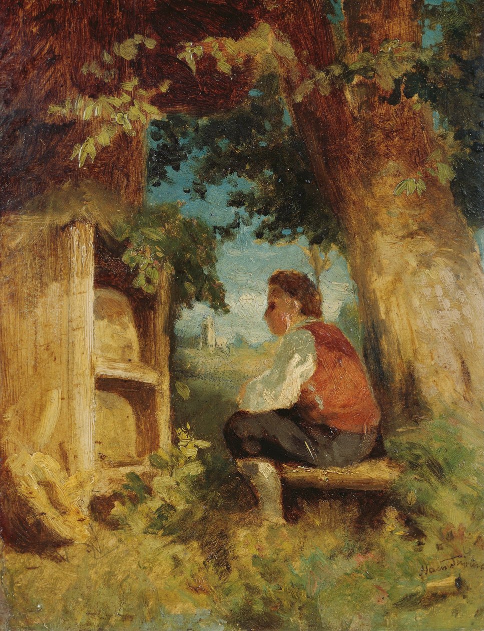 Přítel včel od Hans Thoma