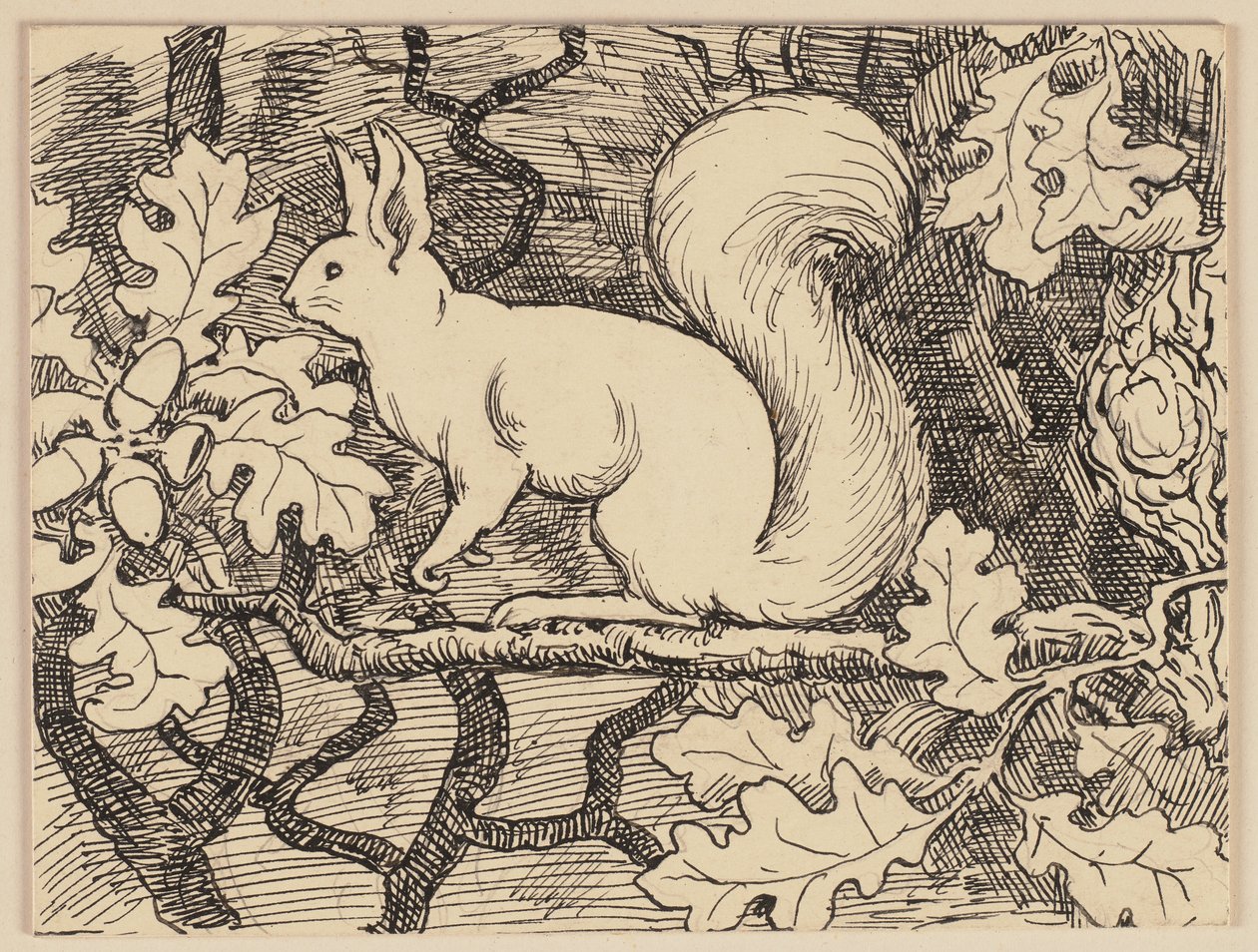 Ilustrace k učebnici: Eichhorn od Hans Thoma